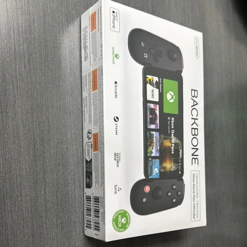 BACKBONE Lightning Xbox Gaming Controller for iPhone Brand New sealed!